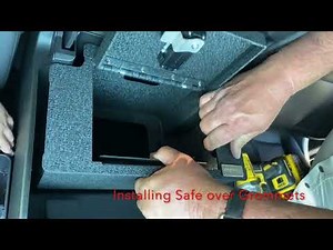 TuoJue Center Console Safe Install 2023-2024 Silverado 1500 2023-2024 GMC Sierra 1500