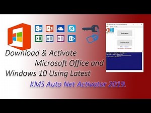 How to activate Windows using kms || Full Activated || For windows 7/8/10 & MS Office till 2016