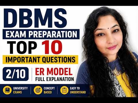 DBMS Exam Preparation – Top 10 Important Questions | 2/10 ER Model Full Explanation