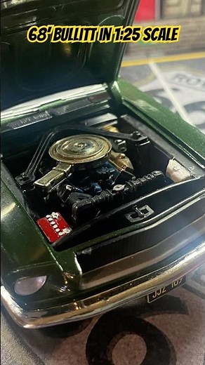 68 Bullitt Mustang by Revell in 1:25 scale