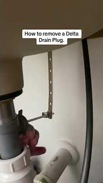 How To Remove A Delta Drain Plug (Without Destroying It)