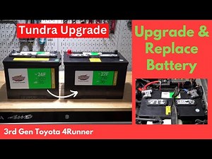 How to Replace / Upgrade Your Battery - 3rd Gen Toyota 4Runner