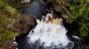 87K views | When waterfalls meet fall color.  Find some of the best fall and year-round views at Interstate Falls, one of Wisconsin's many beautiful waterfalls. | Travel Wisconsin | Facebook