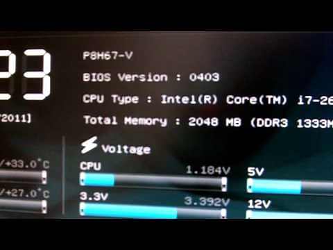 Asus P8H67-V Motherboard- Part 2: The EZ-MODE EFI BIOS