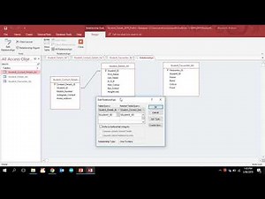 Database Tutorial 7 Creating Relationships Using Primary and Foreign Keys