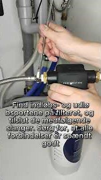 Sådan installerer du PureWaters 4-i-1 undervaskfilter – trin for trin