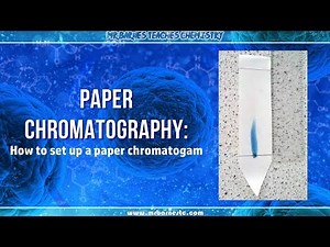 GCSE Chemistry 1-9 Paper Chromatography - How to prepare a Paper Chromatogram
