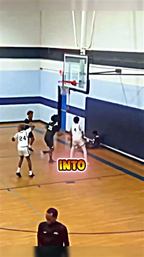 He Was Playing Defense… Then This Happened 😳 #basketball #shorts