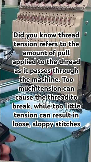 Mastering Thread Tension: Essential Tips For Perfect Stitches! #embroiderysupplies #embroiderytips