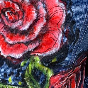 Painting Tricks for Dark Jean Jackets