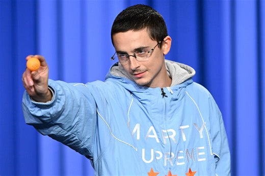 Timothée Chalamet Promotes MARTY SUPREME on THE TONIGHT SHOW STARRING JIMMY FALLON - Tom   Lorenzo