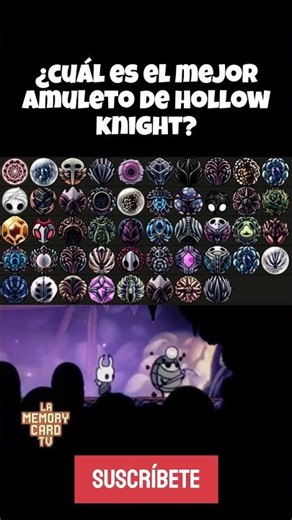¿Cuál es el mejor amuleto de Hollow Knight para ti? 💎🤔