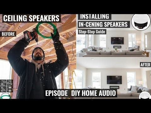 Installing 5 Sonos In-Ceiling Speakers | Episode Brackets Make It PERFECT Part 1 #Sonos #HomeTheater