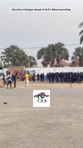 Security in full gear ahead of An2’s Album launching #gambian_tiktok🇬🇲🇬🇲 #fyp