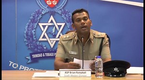 ASP Brian Ramphall of the South Western Division gives information on security arrangements for 2019 Point Fortin Borough Day celebrations, at today's weekly media briefing with ASP (Ag.) Michael Pierre. | Trinidad and Tobago Police Service