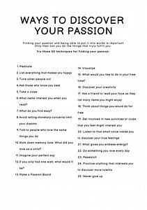 Find your Passion Planner / Planner / Daily Planner / Printable PDF