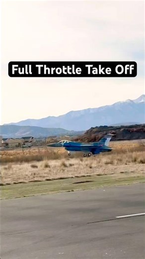 High performance take off with the Freewing 90mm F-16c V2 #new#rcairplane#f16#aviation#fighterjet