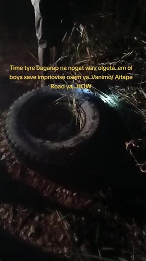 improvise techniques time olgeta Tyre blo car flat