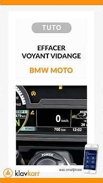 Reset BMW motorcycle service light