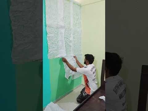 Asian Paints Dapple Effect Wall Texture Design | Painter Work Step by Step | Texture Paint