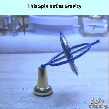 Why Gyroscopes Refuse to Fall #sciencefacts #science