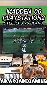 NFL Madden 06: Steelers vs Bears Exhibition - Sony Playstation 2 Gameplay