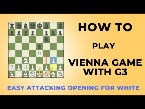 Vienna Game with g3 Explained: Easy Attacking System for Beginners