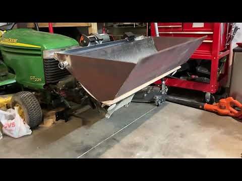 Garden tractor loader bucket, clam shell front loader attachment, implement,DIY