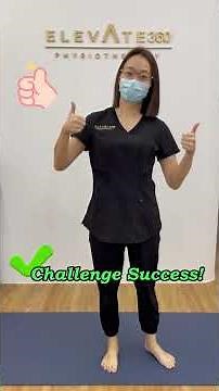 👉 Crossed leg Sit to Stand Challenge 👈