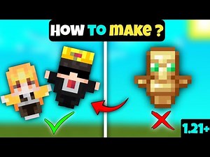 How To Make Custom Totem in Minecraft PE 1.21 | Make Your OWN Skin Totem