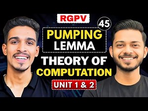 Lec 45 | Pumping Lemma ( Numericals ) | Automata Theory | Theory of Computation | BTech 3rd Year