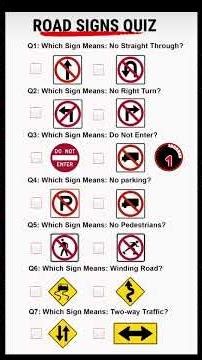 Driving test practice #quiz #quiz #ontariog1test