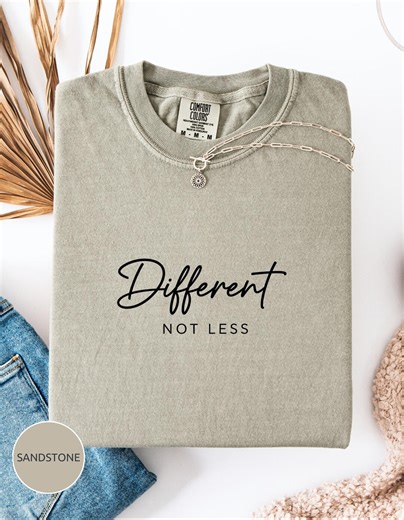Different Not Less Shirt, Autism Awareness Shirt, Neurodiversity Shirt, Autism Acceptance Tee, Special Needs Support Shirt - Etsy