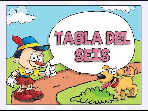 TABLA DEL SEIS - las Tablas de Multiplicar del 1 al 10