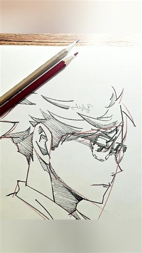 Pencil Senpai on Instagram: "Tooru Oikawa||sketch 🔥#reel #anime #drawing #art #viral"