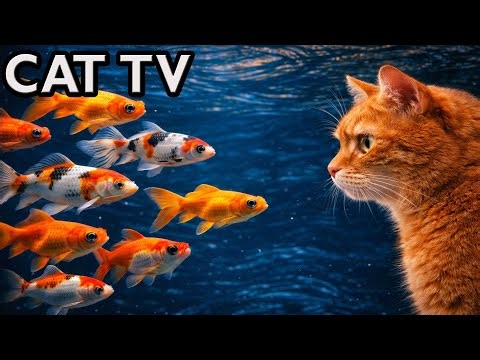 Cat TV Aquarium 🐟 8 Hours Fish Tank for Cats to Watch (4K, No Music)