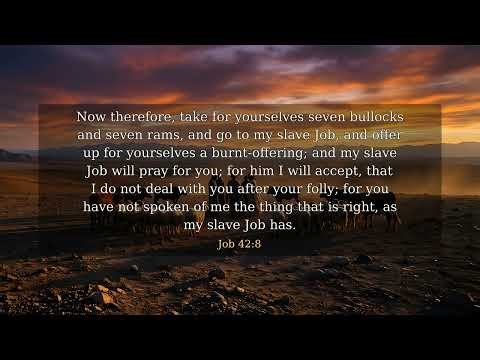 Job Chapter 42 - UPDV Bible in 4K