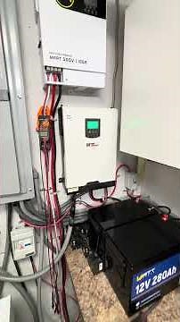 EG4 12,000 Btu mini split direct solar input runs 24 hours a day #diy #solarenergy