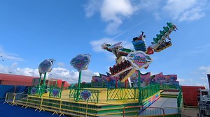 76K views · 2.4K reactions | Here she is!! Paul Hart's and Emerson Edwards' Mondial Top Scan, Space Roller! Currently residing at Fun Land - Tir Prince after being shipped from the USA! It's only been operating for 24 hours when the video was made, and he's literally still learning the best techniques to drive this. We should see a bit more speed as time goes on, one to watch!  | PT Vlogs UK | Facebook