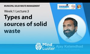 Mind Luster - Learn Lec 3 Types and sources of solid waste