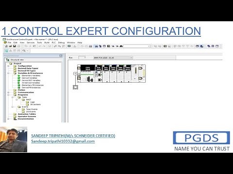 1. CONTROL EXPERT(UNITY PRO) CONFIGURATION.(TRANNING/TUTORIAL)