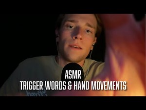 ASMR Mouth Sounds, Trigger Words, Hand Movements & Tracing Tingles
