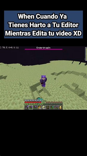 Creo que no le pago lo suficiente xd #editor #humor #minecraft @BarrasRYT