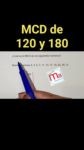 14K views · 157 reactions | Ejercicio de MCD (máximo común divisor). #mcd #MCD #maximocomundivisor #máximocomúndivisor #ejerciciodemcd #ejerciciodeMCD #ejemplodemcd #ejemplodeMCD #mateaplicate | Mateaplicate | Facebook