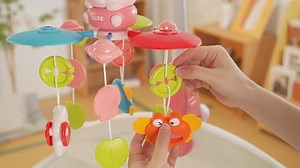 Baby Crib Mobile Toy with Projector & Musi
