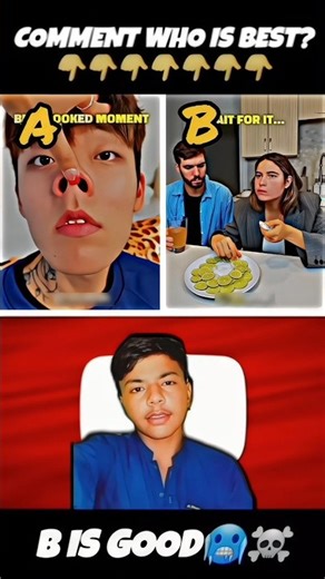 A, or B? Comment w emoji😂💀 #trollface #pickone #funnyshorts #trollcompilation