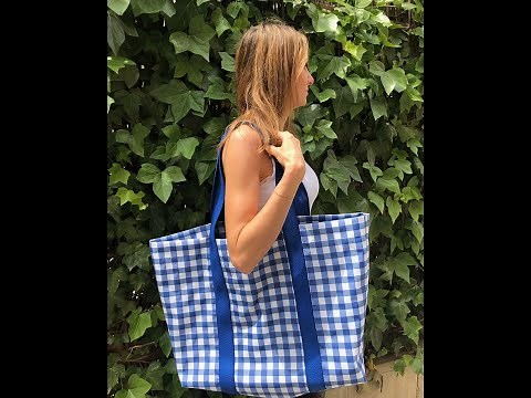 Cómo hacer una bolsa de playa TUTORIAL
