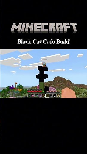 Black Cat Cafe #minecraft #minecraftbuild