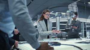 Team Leader Working Robotics Engineers On Stock Footage Video (100% Royalty-free) 1096329945 | Shutterstock