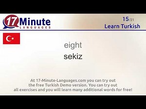 Learn Turkish (free language course video)